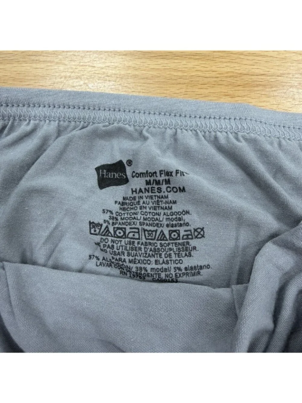 Hanes Men's Premium Comfort Flex Fit Bikini Underwear 3-pack size M Cotton/Modal